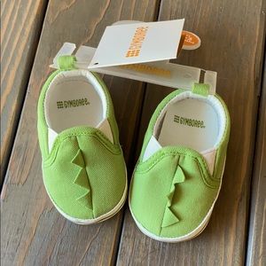Baby Dinosaur Green Shoes size 0-3 months